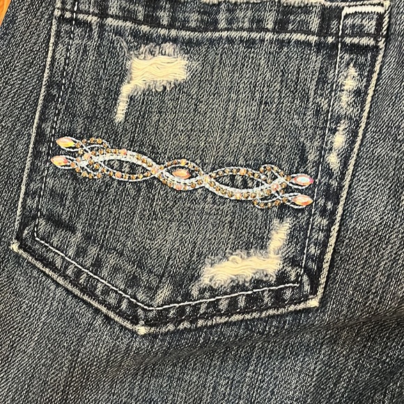 IMMORALITY JEANS Size 27 not worn much. Good shape. Color is still vibrant. - Picture 11 of 15